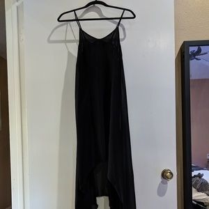 Black Tapered Midi Dress